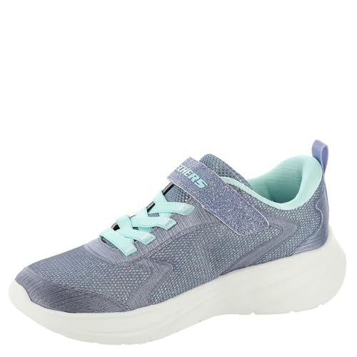 Skechers Kids Wave 92 Sneaker, Silver/Taupe, 13 Little Kid - Image 4