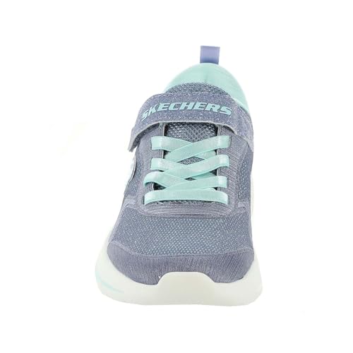Skechers Kids Wave 92 Sneaker, Silver/Taupe, 13 Little Kid - Image 5