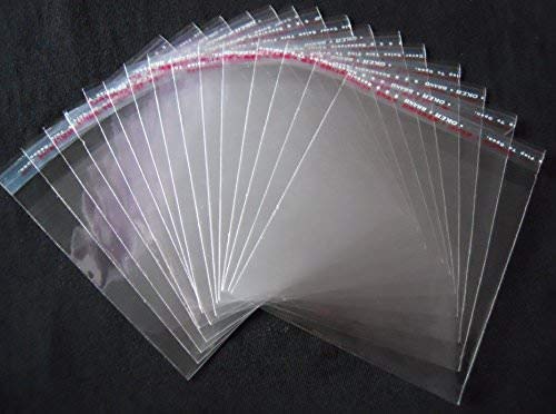 mastBus mastBus 100Pcs 14 x 18 Size Transparent Polybags For Packing Saree Cloth Sealable Used for Saree Packing Shirts Packing etc BOPP Poly Bags Self Adhesive 100 14x18 inch  - Image 3