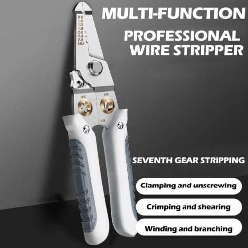 DARDRIS DARDRIS Multifunction Stainless Steel Wire Puller Plier 6 In 1 Cable Looping Splitting Cutting Pliers Electrical Stripping ToolWire Stripper And Crimping Tool for Electrician  - Image 2