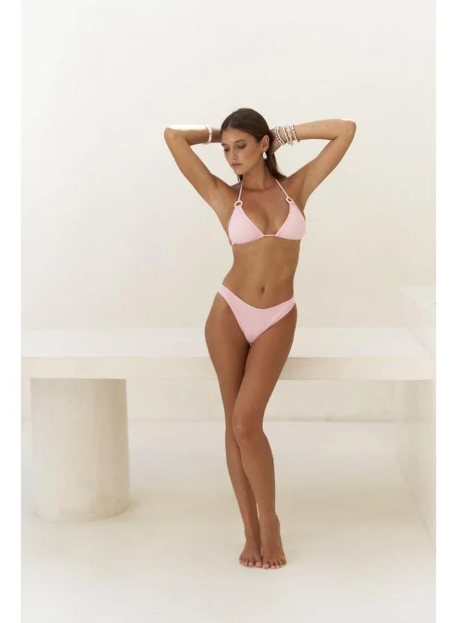 Samudra Straight Cut Pink Bikini Bottom