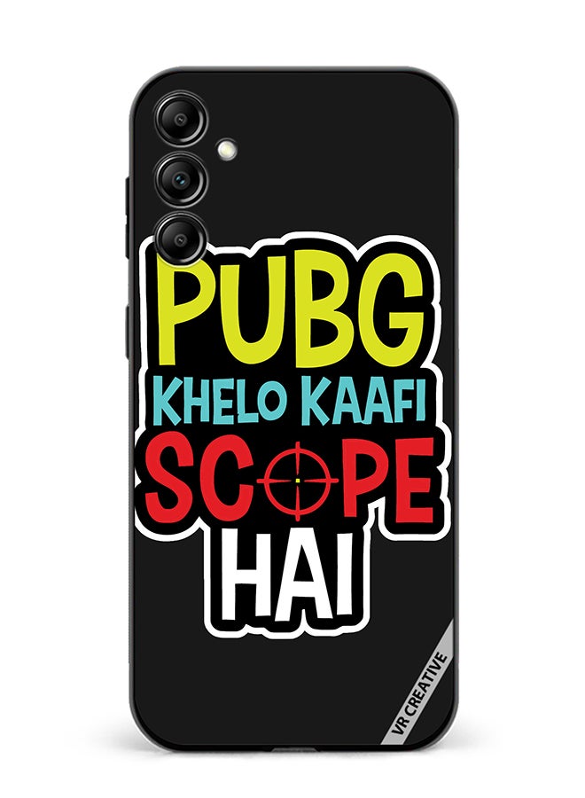 VR CREATIVE Protective Case Cover For Samsung Galaxy A55 Pubg Khelo Kaafi Scope Hai Design Multicolour - Image 1