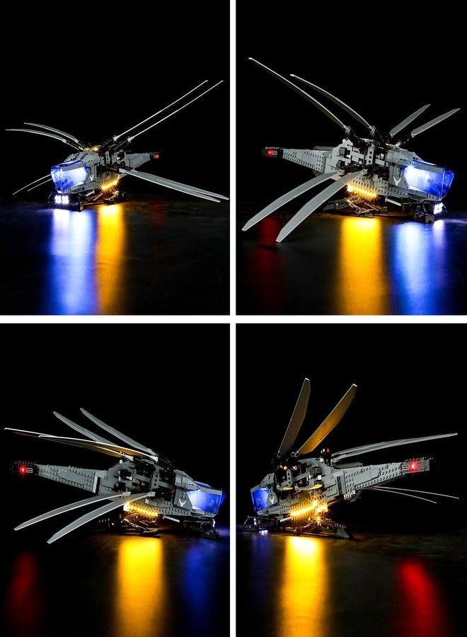 BRIKSMAX Led Lighting Kit for Lego-10327 Dune Atreides Royal Ornithopter - Compatible with Lego Icons Building Set- Not Include Lego Set - Image 4