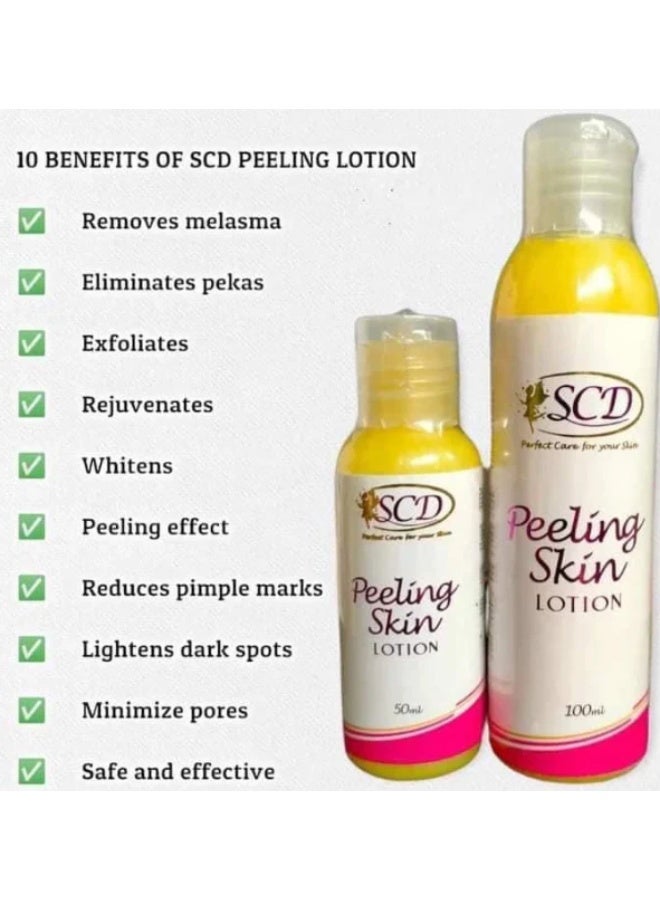 SCD Peeling Skin Lotion 100ml | Skin Renewal & Exfoliation Care for Rough Skin - Image 4