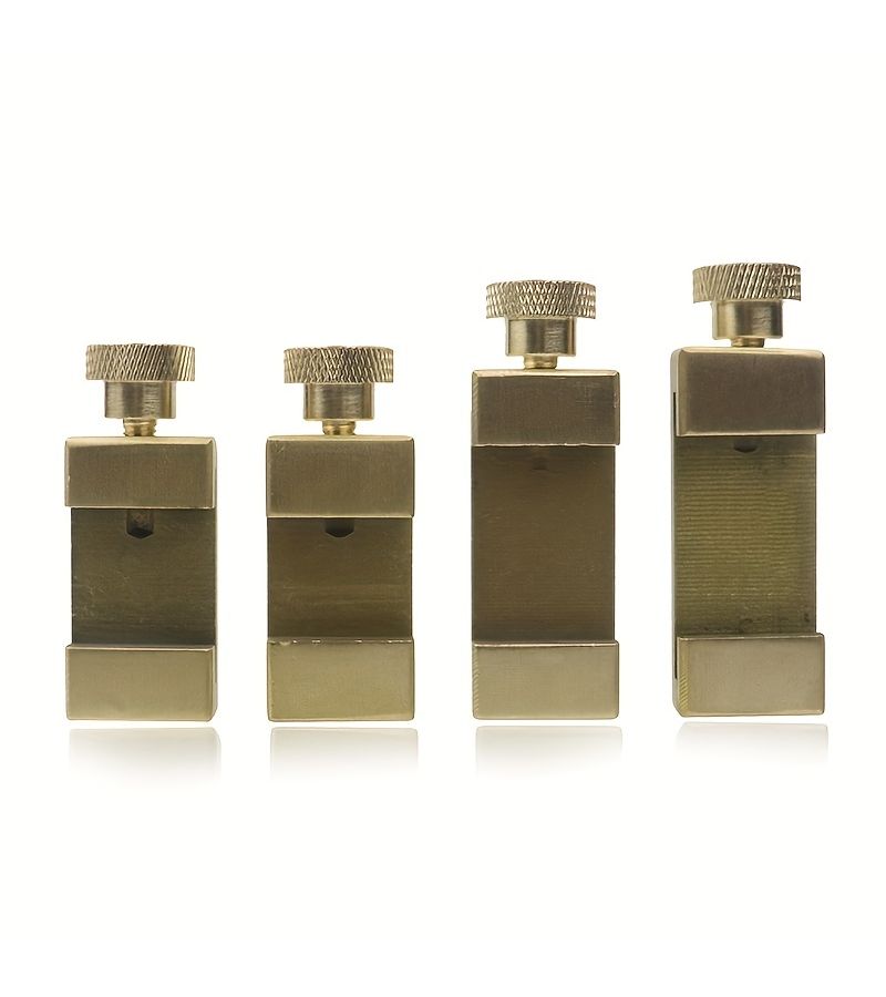 Woodworking Steel Positioning Block 36 5mm Brass Limit Locator - Image 2