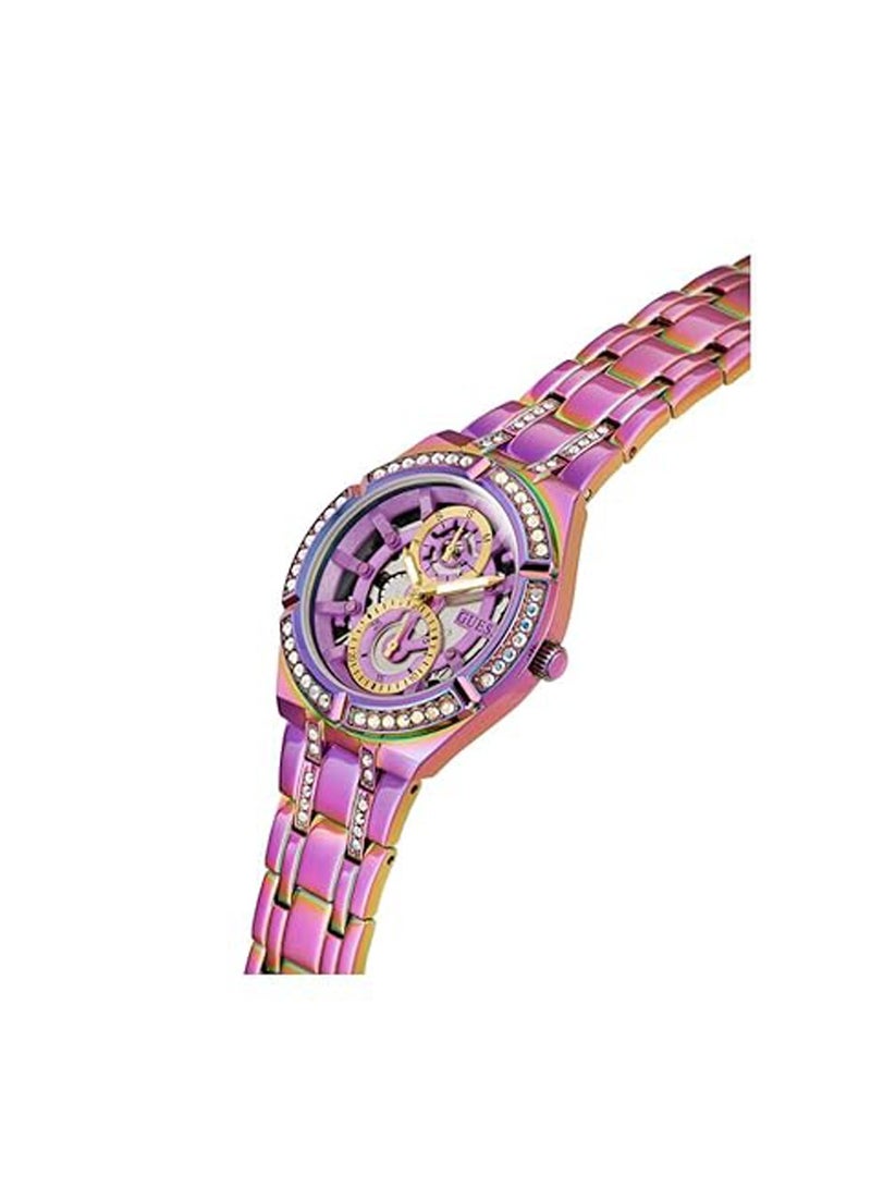 جس Allara Ladies Iridescent Iridescent Multi-function Stainless Steel Watch GW0604L4 - 36mm - Image 1