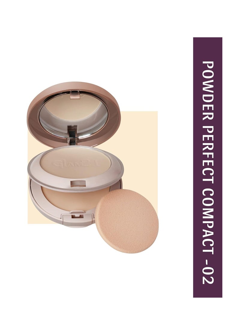 Glam21 Powder Perfect Complexion 2 in 1 Compact 24gm - Image 2