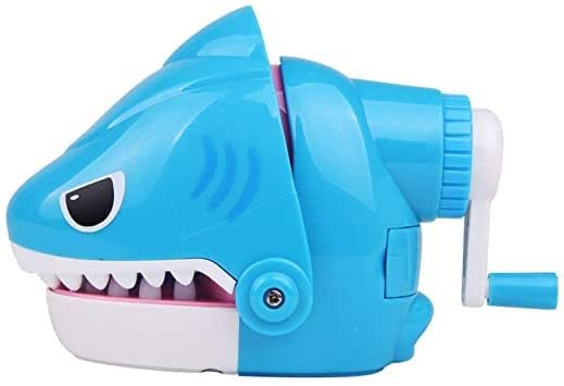 Mayatra's Mayatra's Shark Shaped Pencil Sharpener, Table Sharpener Machine, with Multicolor. (Blue)