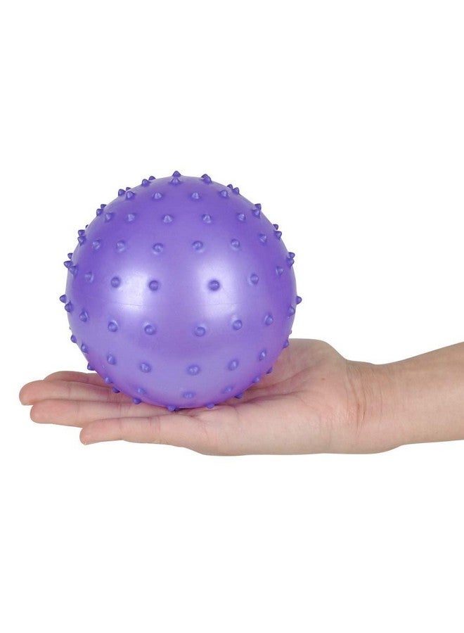 Bedwina Knobby Balls - (Pack of 6) Bulk 7 Inch Sensory Balls and Spiky Massage Stress Balls for Toddlers, with Pump, Fun Bouncy Toddler Balls for Kids Party Favors, Stocking Stuffers - Image 3