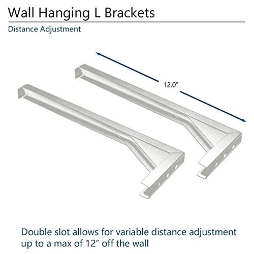 MOIZ Universal Adjustable Projector Screen L Shapes Wall Hanger with Hook and Screws for 4K 8K 3D Ultra 4K Projector Screen - 11 Inch - Image 2