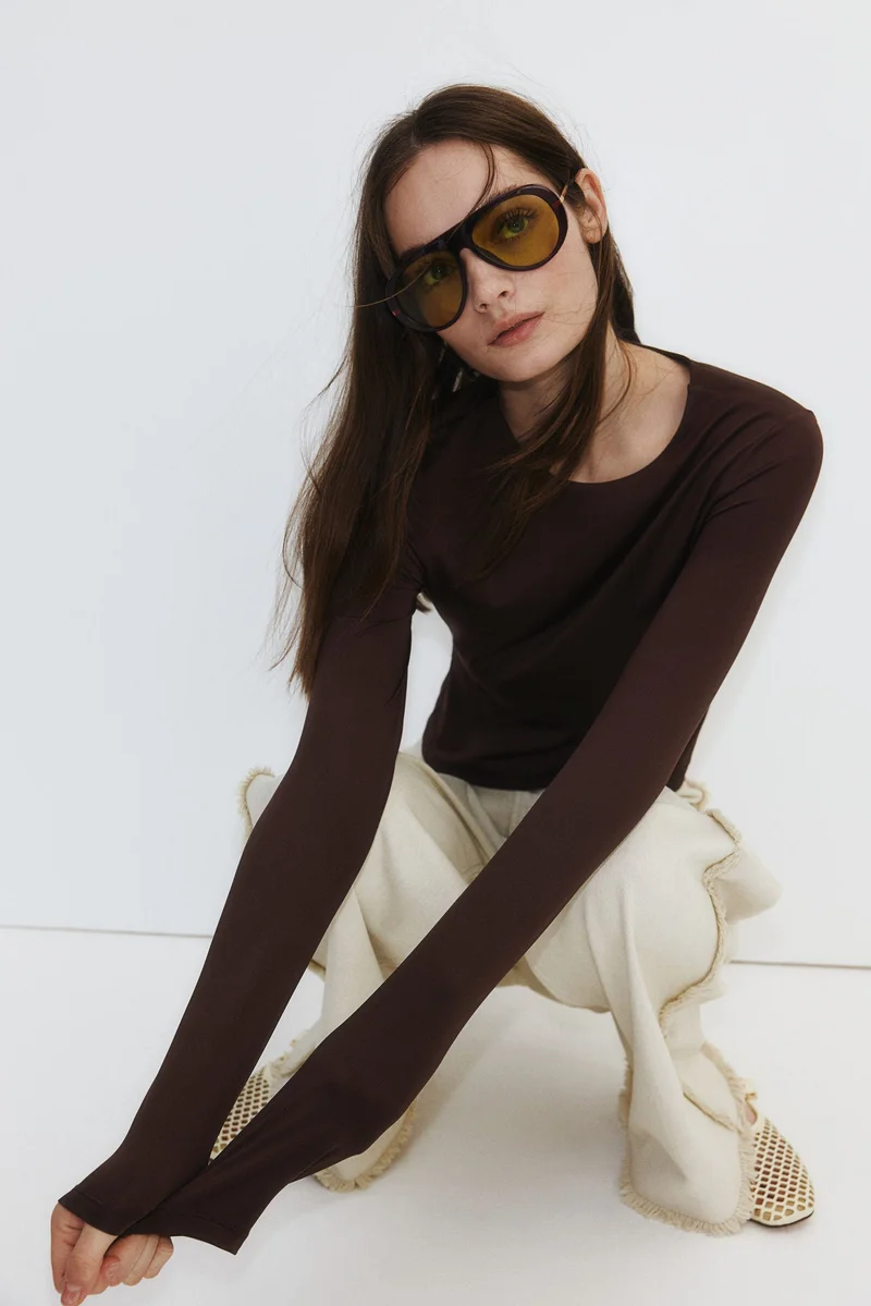 H&M Long-sleeved jersey top