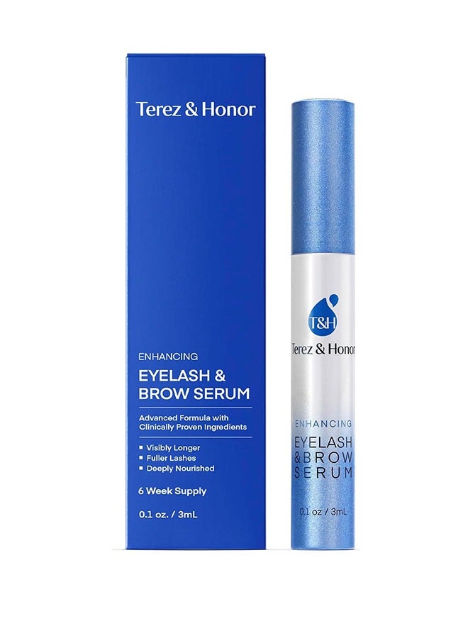 تيريز آند أونر مصل نمو الرموش الطبيعي ومعزز الحواجب لنمو الرموش الأكثر سمكا وأطول للرمش الطويلة واللامعة والحواجب 3 مل - Image 1