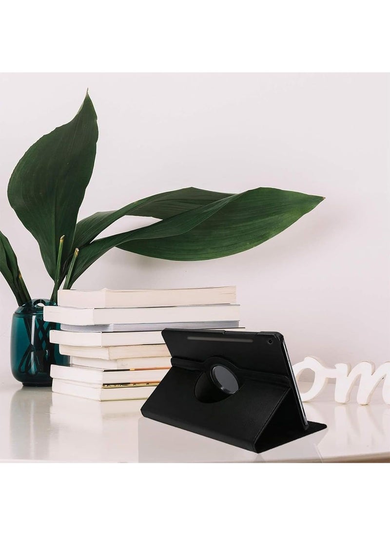 Samsung Galaxy Tab A9 Plus 11 inch Case (2023) - 360° Rotating Folio Cover, Black - Image 2