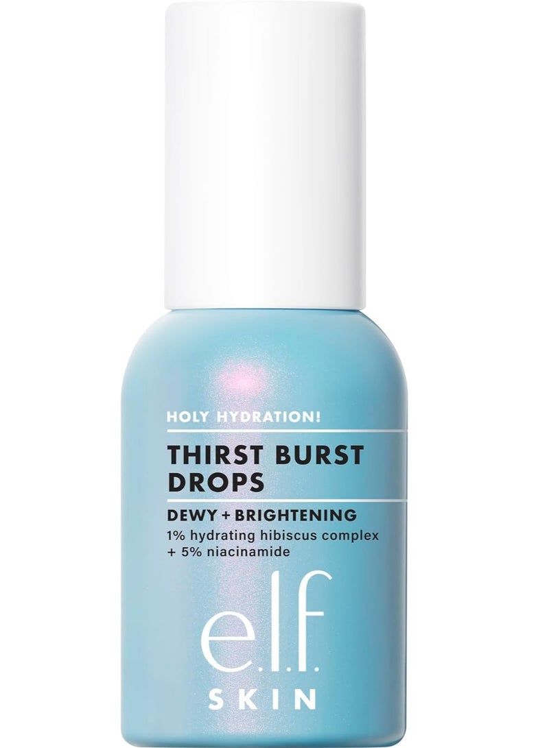 elf e.l.f. SKIN Holy Hydration! Thirst Burst Drops,Serum 30ml - Image 1