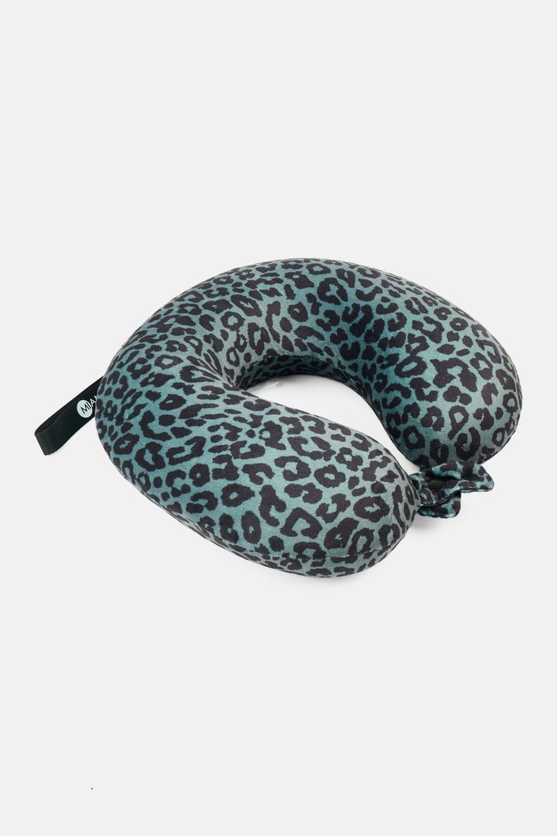 Miamica Unisex Travelling Memory Foam Neck Pillow 30 x 30 cm, Grey  - Image 2