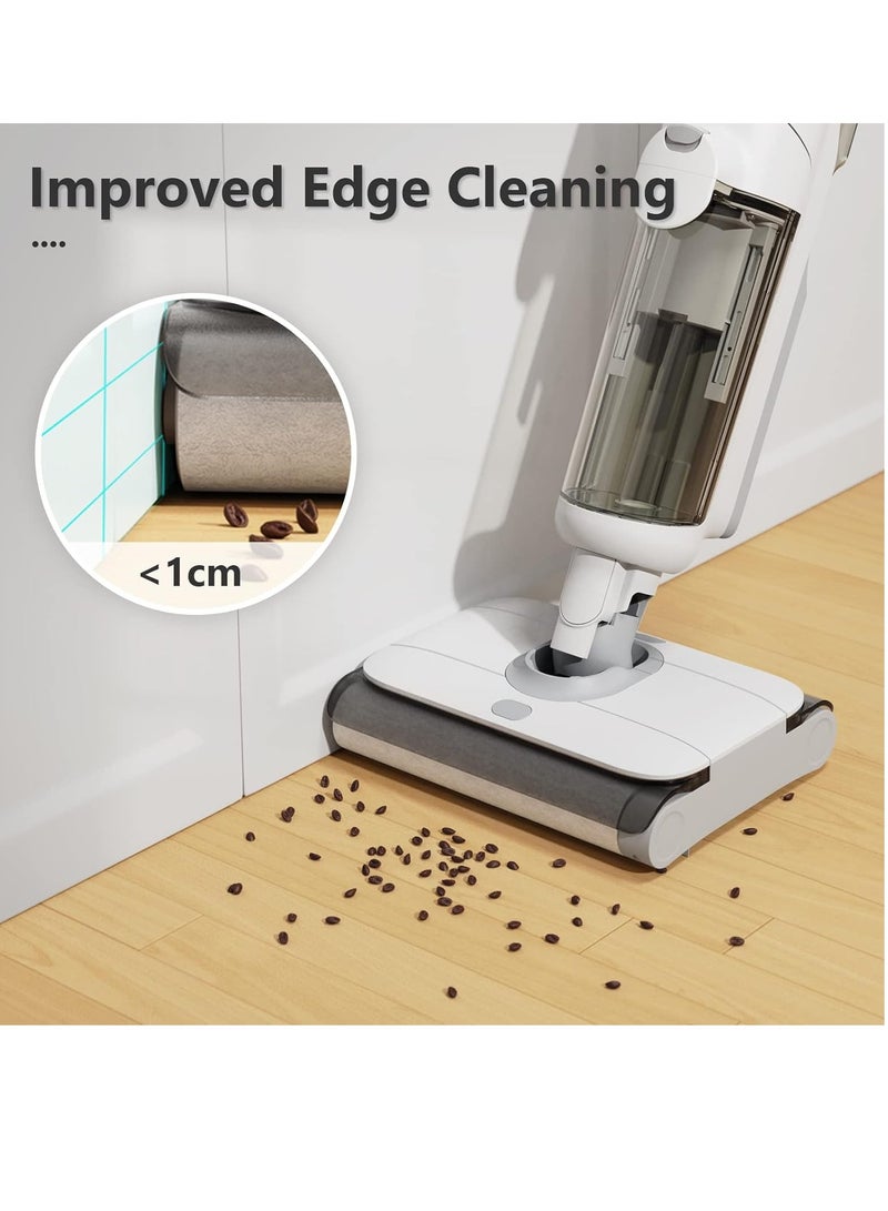 فايماي مكنسة كهربائية وممسحة بقوة شفط 10 كيلو باسكال، مكنسة كهربائية رطبة وجافة لاسلكية | مع شاشة رقمية، فرش دوارة مزدوجة، نظام ترشيح كبير، التنظيف الذاتي، السجاد، المنزل، المكتب، أرضية المطبخ - Image 5