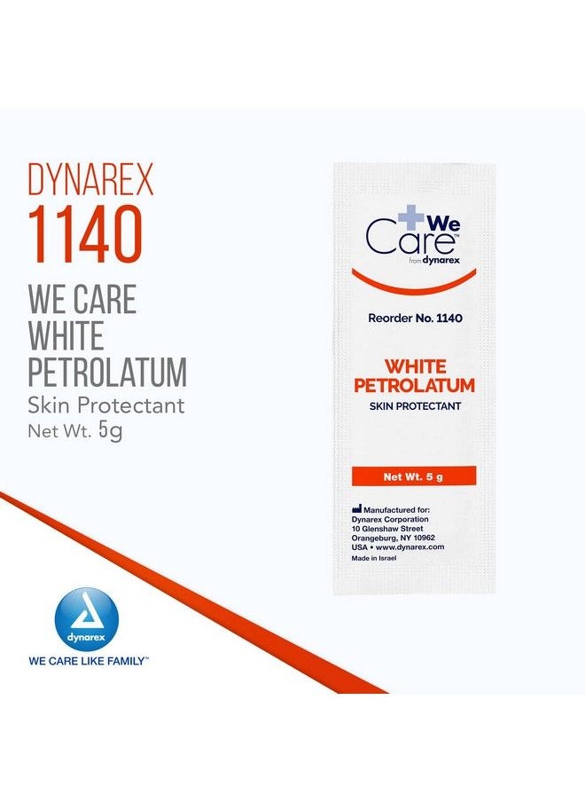 Dynarex Dynarex White Petrolatum Petroleum Jelly Ointment To Help Prevent And Treat Skin Irritation Diaper Rash And Dryness White 144 Individual 5 Gram Foil Packs Dynarex White Petrolatum  - Image 3