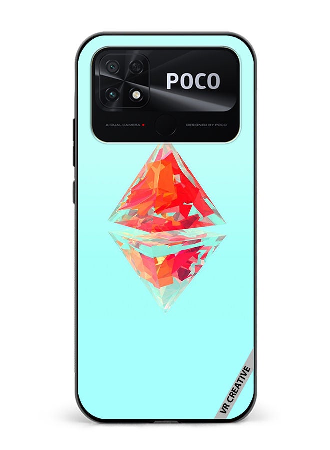 VR CREATIVE Protective Case Cover For Xiaomi Poco C40 Ethereum Design Multicolour - Image 1
