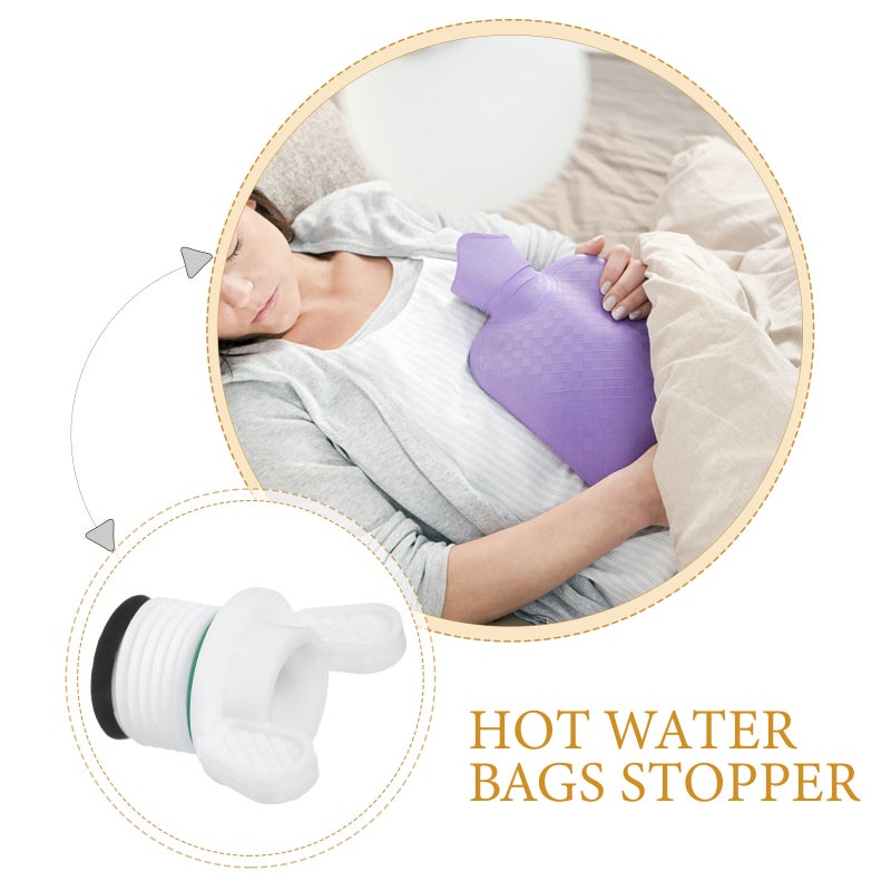 4 Pcs Small for Hot Water Bag Replacement Hot Water Sack Sealing Plug Leakproof - Image 2