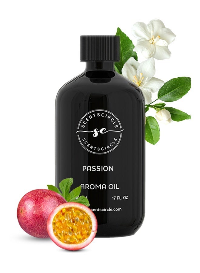 Scentscircle Passion Aroma Diffuser Oil 500ml | Sensual Fragrance with Lime & Mandarins - Image 1
