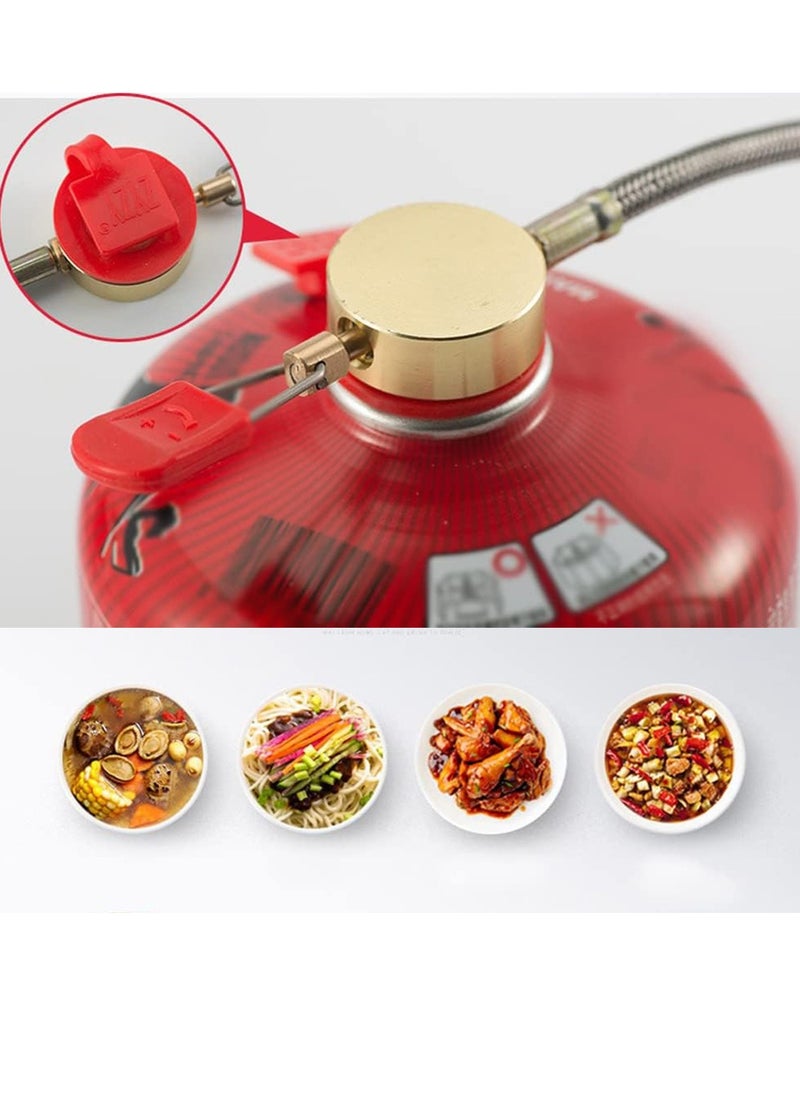 Generic 15800 W 5-Core Foldable Camping Stove Portable Iron Gas Stove for Outdoor, Hunting, Hiking, Travel and Cooking, OMEGA 5 ZYZY-45 Gas Stove  - Image 4