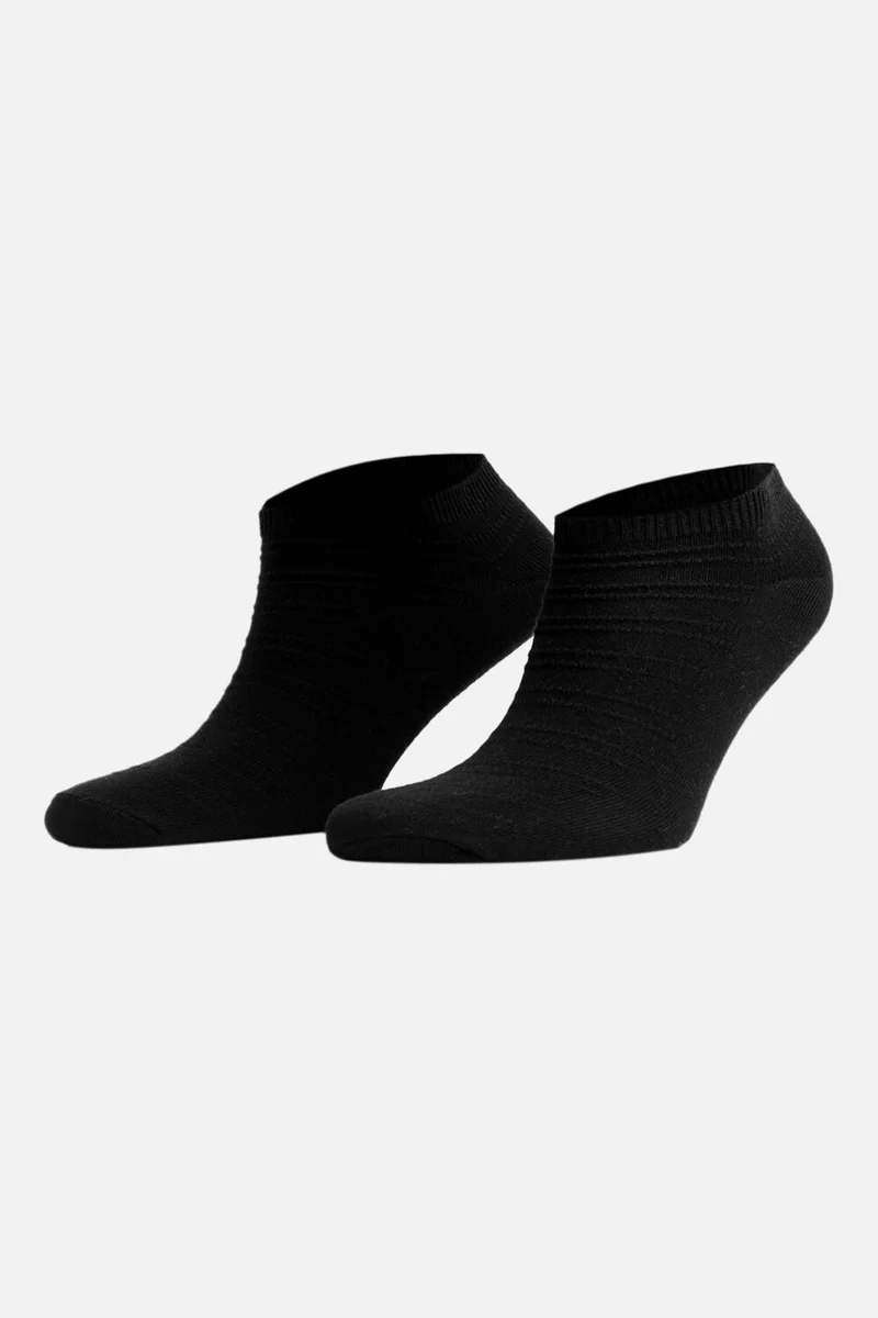 Socksmax Women's Cotton Single Black Booties Socks - Ss-Model1-S