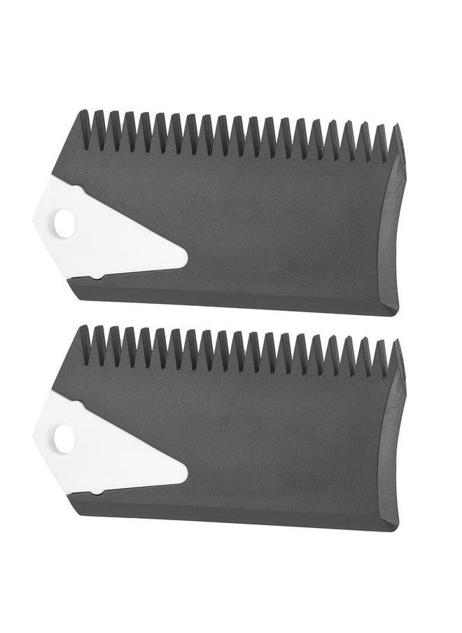 Thoraya 2PCS/Set PVC Surfboard Wax Comb Cleaner Tool Accessory for Surfing Board Skaeboard  - Image 1