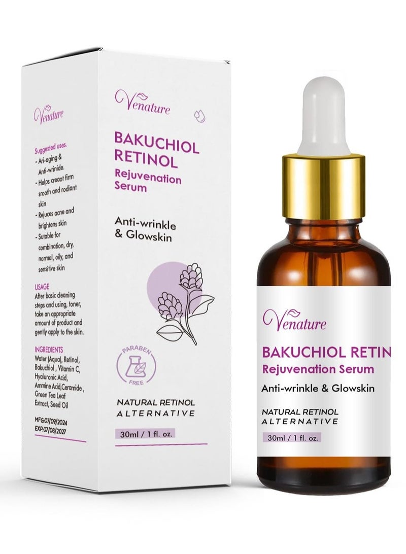 Venture Bakuchiol Retinol Rejuvenation Serum 30ml - Image 1