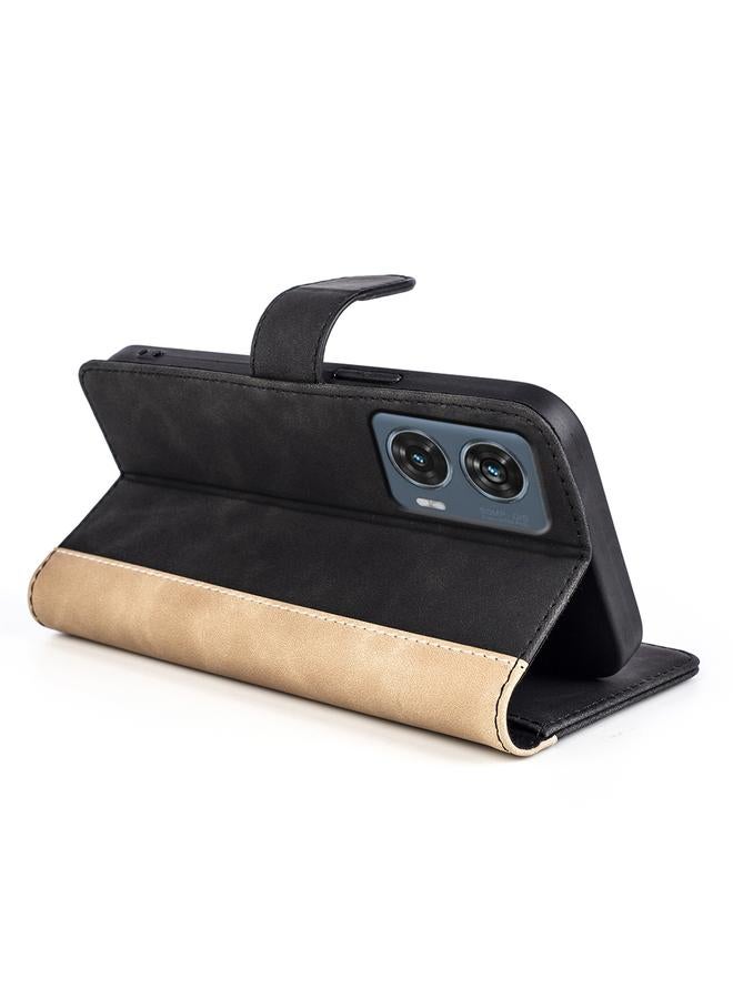 S-TOP Case For Motolora Edge 50 Fusion Stitching Horizontal Flip Leather Phone Case - Image 5