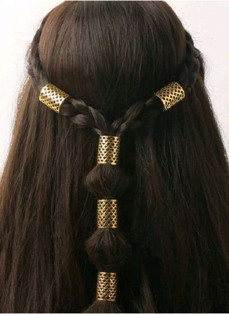 Shein 5pcs Gold Sun Shaped Big Hair Braid Accessories  - Image 1