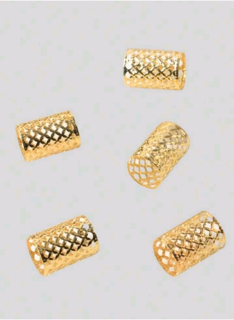 Shein 5pcs Gold Sun Shaped Big Hair Braid Accessories  - Image 2
