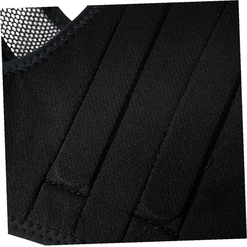 Posture Trainer And Hunchback Corrector Belt Black M Elastic Back Brace Support For Upper Spine Alignment And Relief Unisex Back Posture Support For Daily Use And Office Work - Image 5