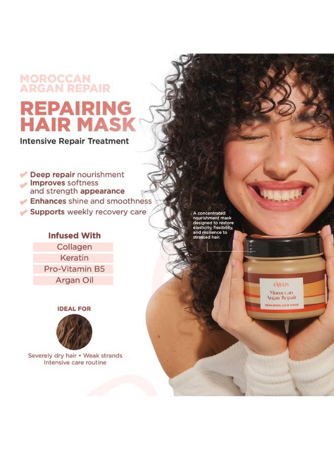 ڤاڨلين قناع الشعر المغربي المرمم بزيت الأرغان | غني بالكولاجين والكيراتين وبروفيتامين B5 | 300 مل - Image 2