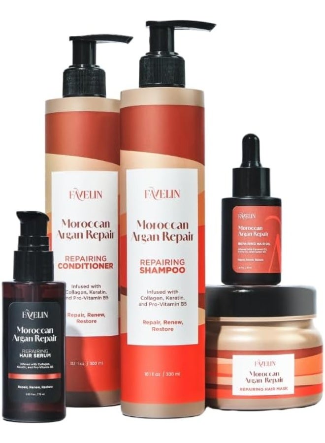 ڤاڨلين قناع الشعر المغربي المرمم بزيت الأرغان | غني بالكولاجين والكيراتين وبروفيتامين B5 | 300 مل - Image 3