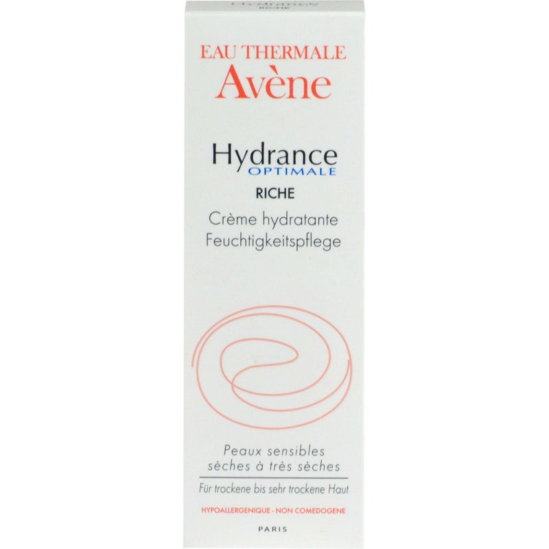 Avne Hydrance RICH Hydrating Cream Daily Face Moisturizer Strengthens Skin Barrer Soothes feelings of skin tightness and discomfort associated with dryness NonComedogenic 13 Oz