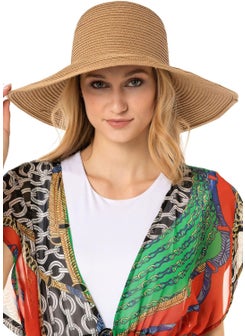 Saria Moda Saria Fashion Wide Straw Hat  - Image 4