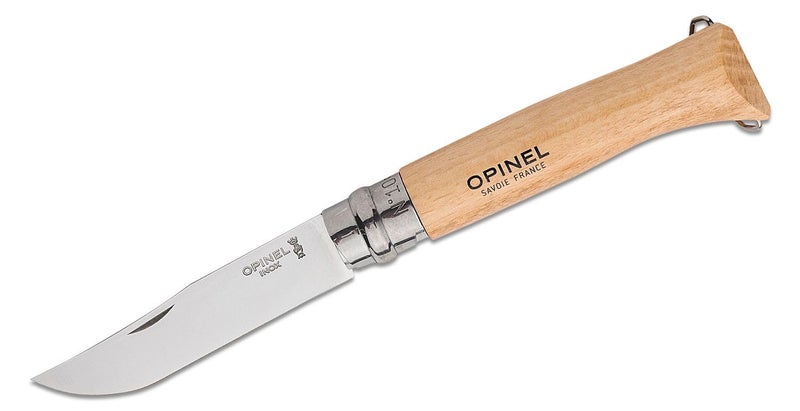 Opinel Nomad Camping Kitchen Utensil Kit, Includes No.12 Serrated Knife, No. 10 Corkscrew Knife, No. 6 Peeler, Cutting Board (New Version) - Image 4