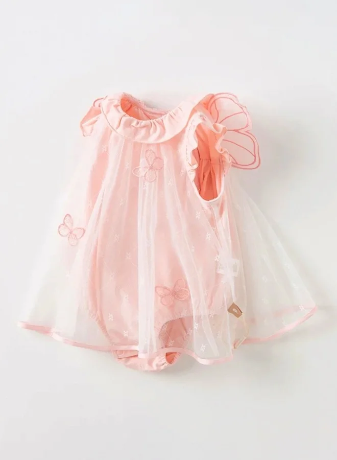Dave & Bella Little Butterfly Baby Girl Romper Dress
