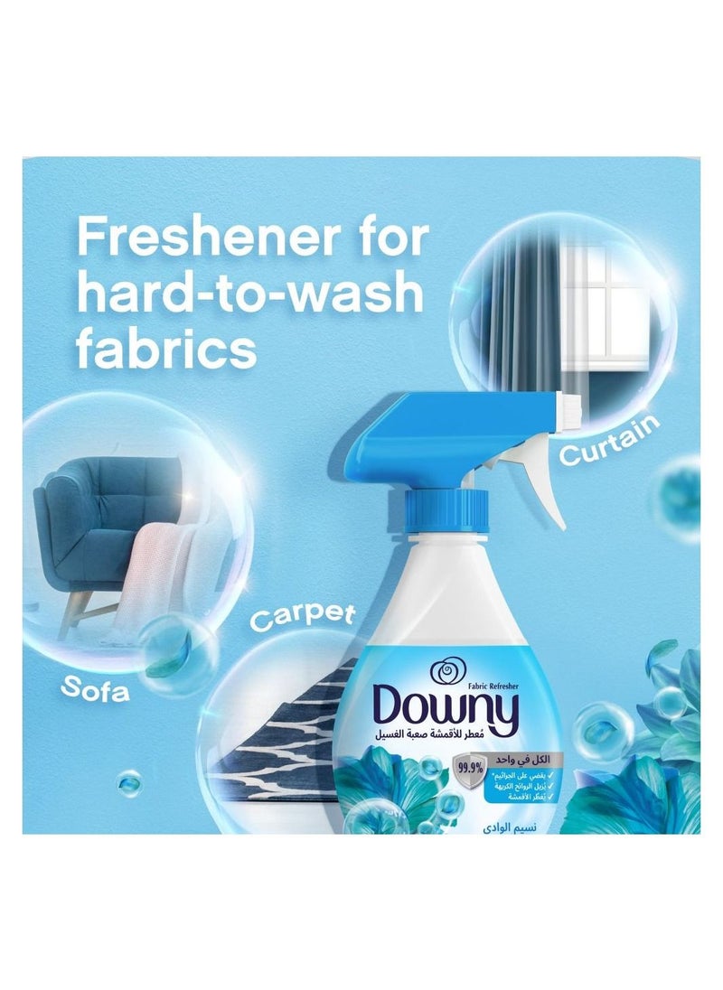 Downy - Antibacterial Valley Dew Fabric Refresher Spray 370ml - Image 1