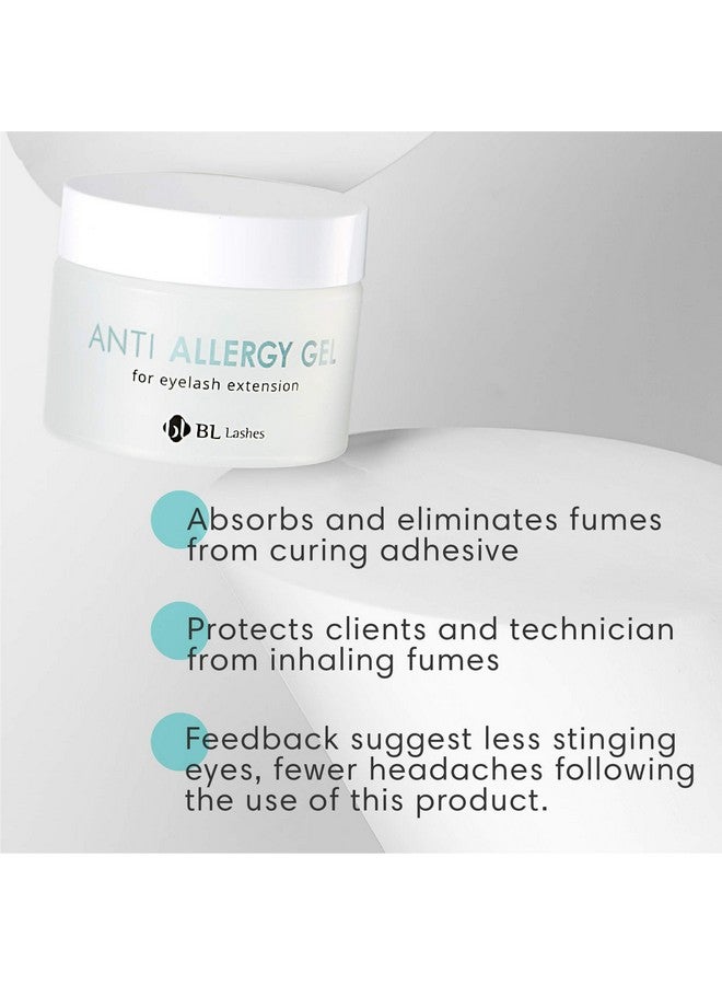bl BL Bl Anti-Allergy Gel For Sensitive Eyes | Absorb Fumes & Odor From Lash Adhesive | Prevents Lash Glue Allergy Like Runny Nose, Itchiness, Headache | Essential Lash Extension Supplies & Tools - Image 3