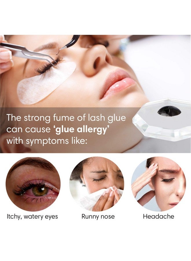 bl BL Bl Anti-Allergy Gel For Sensitive Eyes | Absorb Fumes & Odor From Lash Adhesive | Prevents Lash Glue Allergy Like Runny Nose, Itchiness, Headache | Essential Lash Extension Supplies & Tools - Image 2