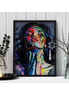 amazing.EGP Unframed Decorative Wall girl print - canvas painting (35 x 56 cm)  - Image 1