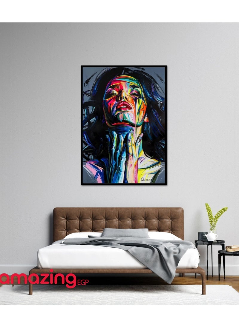amazing.EGP - Unframed Decorative Wall girl print - canvas painting (35 x 56 cm) - Image 1
