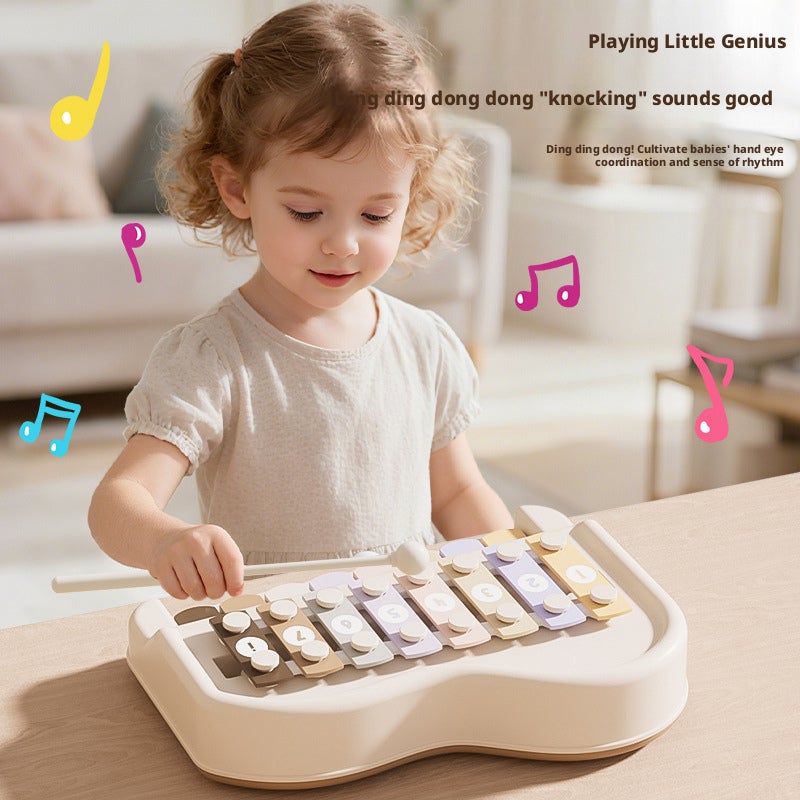 8-Note Xylophone 2-in-1 Knock Music Toy for Kids Early Education - Image 2