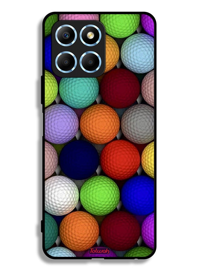 Tolwak Honor X8 5G Protective Case Cover Balls Abstract Art - Image 2