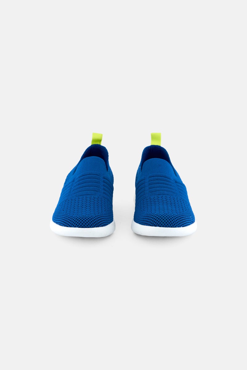 clarks Kids Girl Ezera Walk Slip On Shoes, Blue  - Image 4