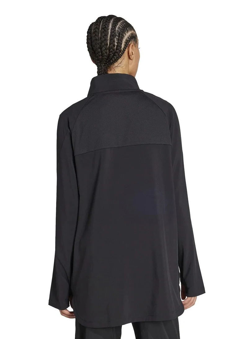 اديداس غطاء أسود للملابس النسائية