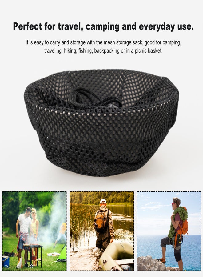 High Intensity Titanium Bowl Plate Ultralight Titanium Tableware Anti-Scald Bowl Dish Soup Bowl for Outdoor Camping Hiking Cooking - Image 2