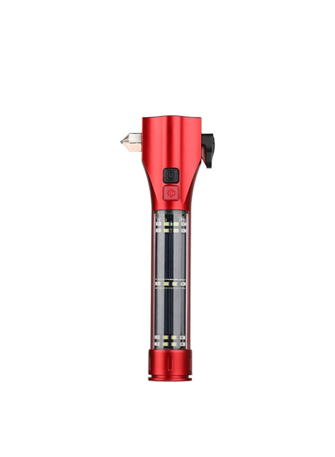 Coollap Coolreap Multifunctional Rescue Hammer Window Breaker Alarm Car Flashlight Emergency Rescue Tool 109 Black - Image 3
