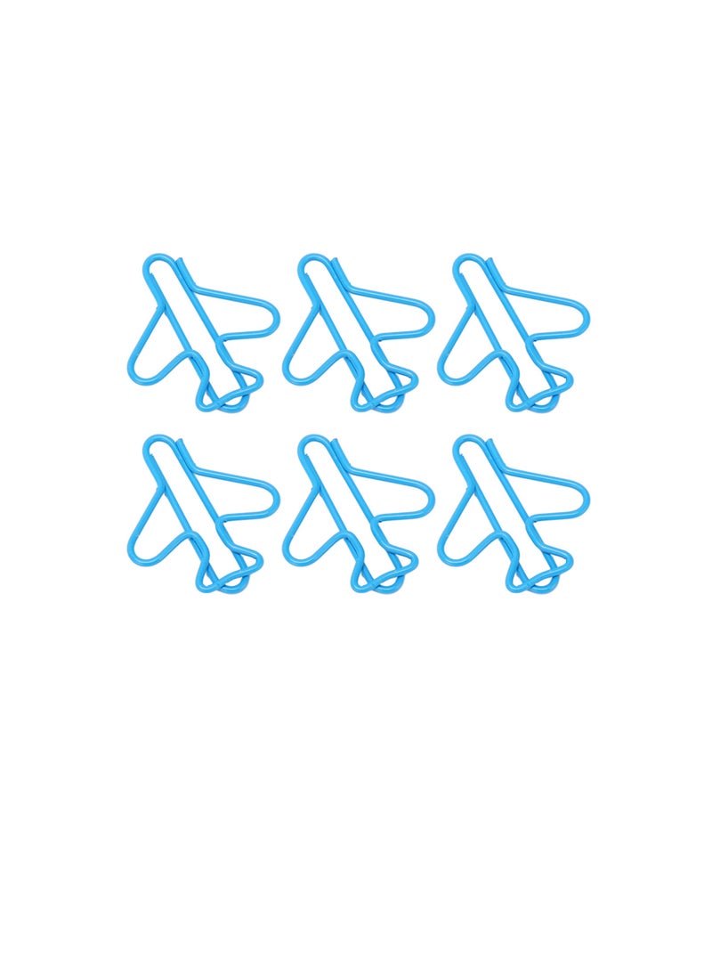 Velaurs 100 Pieces Cute and Beautiful Paper Clips for Scrapbooking Cardstock Craft Blue  - Image 3